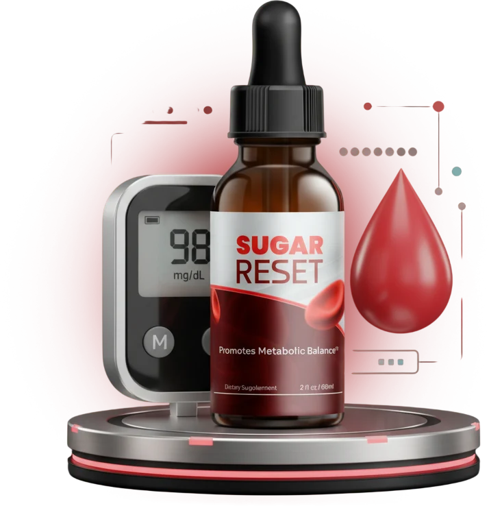 Sugar Reset liquid drop bottle
